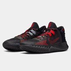 Best Pirce 🥰 Μποτάκια Μπάσκετ Nike Kyrie Flytrap 5 Ανδρικά Παπούτσια για Μπάσκετ BLACK/UNIVERSITY RED-COOL GREY-WOLF GREY 💯 -Nike πωλήσεων nike kyrie flytrap v 9