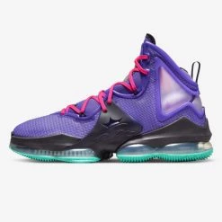 Συμφωνίες 🎉 Μποτάκια Μπάσκετ Nike LeBron 19 “Purple Teal” Men's 🏀 Basketball 👞 Shoes WILD BERRY/HYPER PINK-CAVE PURPLE ❤️