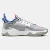 Προϋπολογισμός 💯 Μπάσκετ Nike Pg 5 Ανδρικά Μπασκετικά Παπούτσια METALLIC SILVER/LASER CRIMSON 🧨
