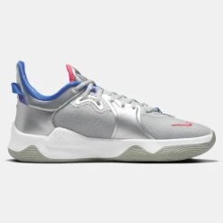 Προϋπολογισμός 💯 Μπάσκετ Nike Pg 5 Ανδρικά Μπασκετικά Παπούτσια METALLIC SILVER/LASER CRIMSON 🧨