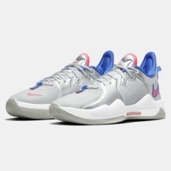 Προϋπολογισμός 💯 Μπάσκετ Nike Pg 5 Ανδρικά Μπασκετικά Παπούτσια METALLIC SILVER/LASER CRIMSON 🧨 -Nike πωλήσεων nike pg 5 4