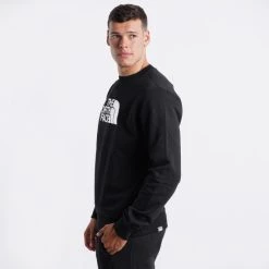 Καλύτερη πώληση ⭐ Φούτερ The North Face Ανδρική Μπλούζα με Μακρύ Μανίκι TNFBLACK/TNFWHT 👍 -Nike πωλήσεων the north face m drew peak crew tnfblack tnfwht 3