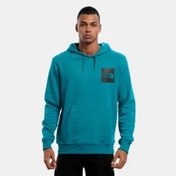 Νέος 🎉 Μπλούζες με Κουκούλα The North Face M Fine Hoodie Harbor Blue HARBOR BLUE ⌛