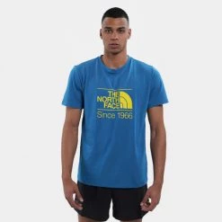 Η καλύτερη συμφωνία ✨ T-Shirts | Μπλούζα κοντό μανίκι The North Face Foundation Ανδρικό T-shirt BANFF BLUE 🤩