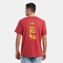 Ολοκαίνουργιο ✨ T-Shirts | Μπλούζα κοντό μανίκι The North Face Foundation Ανδρικό T-Shirt TANDORI SPICE RED ⌛ -Nike πωλήσεων the north face m foundation tee tandori spce rd 1