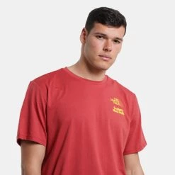 Ολοκαίνουργιο ✨ T-Shirts | Μπλούζα κοντό μανίκι The North Face Foundation Ανδρικό T-Shirt TANDORI SPICE RED ⌛ -Nike πωλήσεων the north face m foundation tee tandori spce rd 3