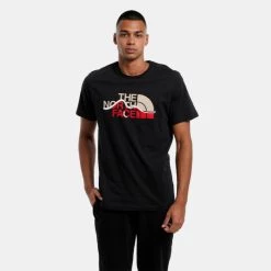 Συμφωνίες ❤️ T-Shirts | Μπλούζα κοντό μανίκι The North Face Mountain Line Ανδρικό T-Shirt TNF BLACK ✔️