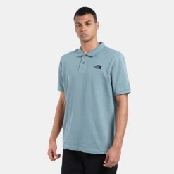ΧΟΝΔΡΙΚΟ ΕΜΠΟΡΙΟ ❤️ Πόλο Τ-shirts The North Face Piquet Ανδρικό Polo T-Shirt GOBLIN BLUE ❤️