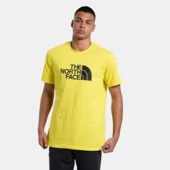 Το φθηνότερο 😀 T-Shirts | Μπλούζα κοντό μανίκι The North Face Ανδρικό T-Shirt ACID YELLOW 🥰 -Nike πωλήσεων the north face m s s easy tee acid yellow 3