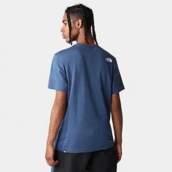 Η καλύτερη συμφωνία 😉 T-Shirts | Μπλούζα κοντό μανίκι The North Face Ανδρικό T-Shirt SHADYBLU/TNFWHT 🎁 -Nike πωλήσεων the north face m s s fine tee shadyblu tnfwht 1