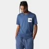 Η καλύτερη συμφωνία 😉 T-Shirts | Μπλούζα κοντό μανίκι The North Face Ανδρικό T-Shirt SHADYBLU/TNFWHT 🎁 -Nike πωλήσεων the north face m s s fine tee shadyblu tnfwht
