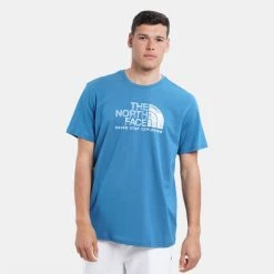 Εξοδος 👍 T-Shirts | Μπλούζα κοντό μανίκι THE NORTH FACE Rust 2 Ανδρικό T-Shirt BANFF BLUE ⌛
