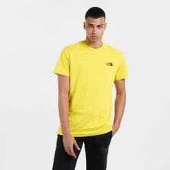 Προώθηση 🎁 T-Shirts | Μπλούζα κοντό μανίκι THE NORTH FACE Simple Dome Ανδρικό T-shirt ACID YELLOW 🎁 -Nike πωλήσεων the north face m s s simple dome te acid yellow 4