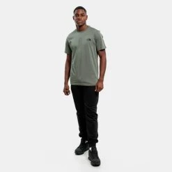 Καλύτερη πώληση ✔️ T-Shirts | Μπλούζα κοντό μανίκι The North Face Simple Dome Ανδρικό T-Shirt THYME/TNF BLACK 😍 -Nike πωλήσεων the north face m s s simple dome te thyme tnf bl 3