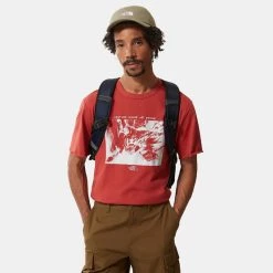 Η καλύτερη συμφωνία 🥰 T-Shirts | Μπλούζα κοντό μανίκι The North Face Him Ανδρικό T-shirt TANDORI SPICE RED 👍 -Nike πωλήσεων the north face m ss him btl src tee tandori spce 4